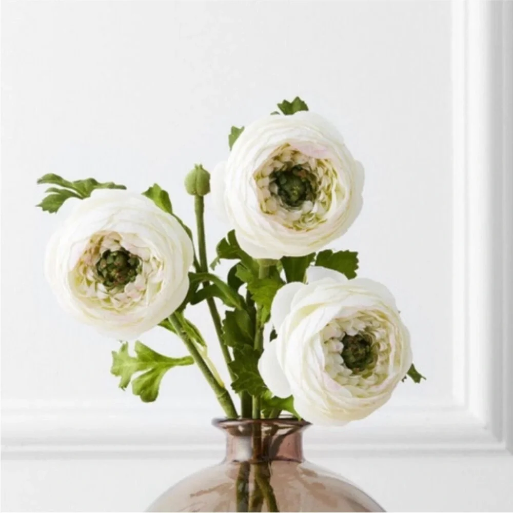Z Gallerie Exquisite Ranunculus Stems The Epitome of Romantic Elegance set of 9